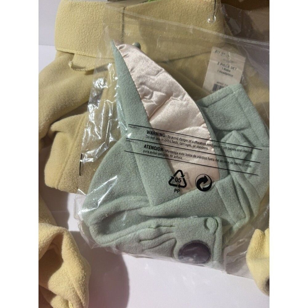 Star Wars Grogu Mandalorian Child Baby Yoda Toddler 3-4T Halloween Costume - Picture 5 of 6